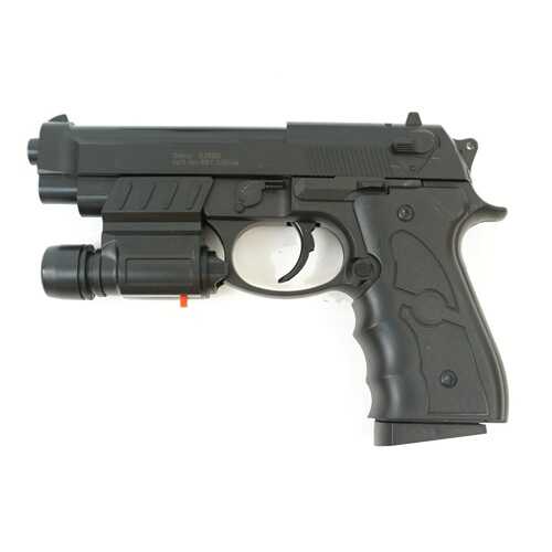 Страйкбольный пружинный пистолет Galaxy (кал. 6 мм) G.052BL (Beretta 92) пластик с ЛЦУ в Спортмастер
