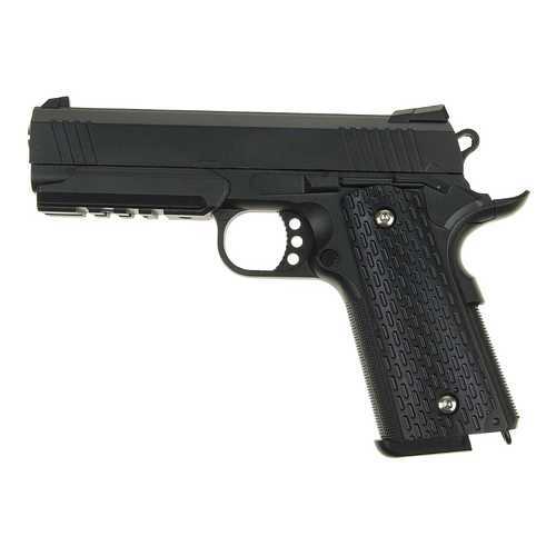 Страйкбольный пружинный пистолет Galaxy Китай (кал. 6 мм) G.25 (Colt 1911PD Rail) в Спортмастер