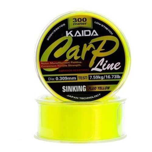 Леска флюрокарбоновая Carp Line Neon Yellow, 0,26 мм, 300 м, 5,64 кг в Спортмастер