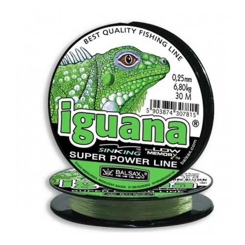 Леска монофильная Iguana, 0,08 мм, 30 м, 0,95 кг в Спортмастер