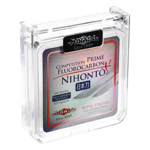 Леска монофильная Mikado Nihonto Fluorocarbon Prime 0,14 мм, 30 м, 1,45 кг в Спортмастер