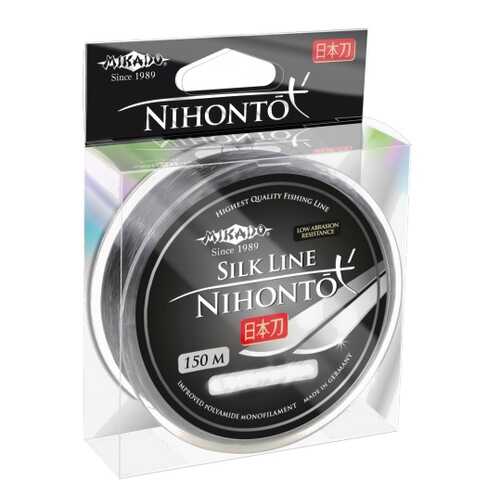 Леска монофильная Mikado Nihonto Silk Line 0,26 мм, 150 м, 8,4 кг в Спортмастер