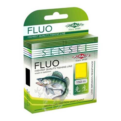 Леска монофильная Mikado Sensei Fluo 0,24 мм, 150 м, 8,1 кг в Спортмастер