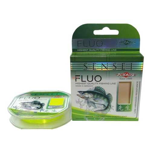 Леска монофильная Mikado Sensei Fluo 0,35 мм, 150 м, 12,2 кг в Спортмастер