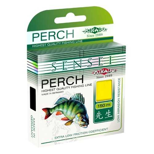 Леска монофильная Mikado Sensei Perch 0,18 мм, 150 м, 4,95 кг в Спортмастер