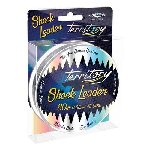 Леска монофильная Mikado Territory Shock Leader 0,55 мм, 80 м, 20 кг в Спортмастер