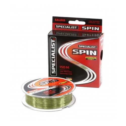 Леска монофильная Salmo Specialist Spin 0,2 мм, 150 м, 3,95 кг в Спортмастер