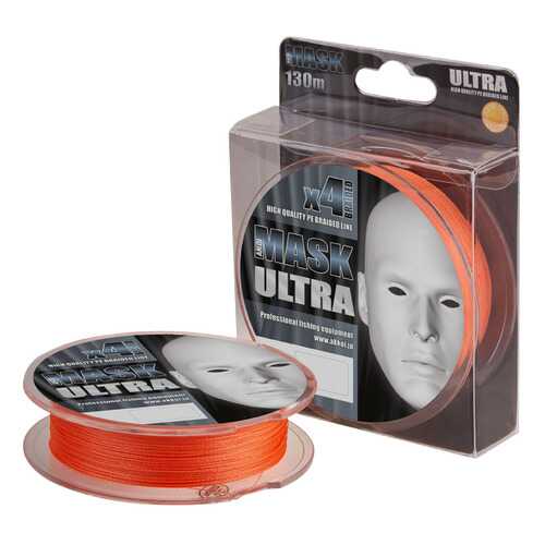 Леска плетёная AKKOI MASK ULTRA 130m (orange) d0,14mm в Спортмастер