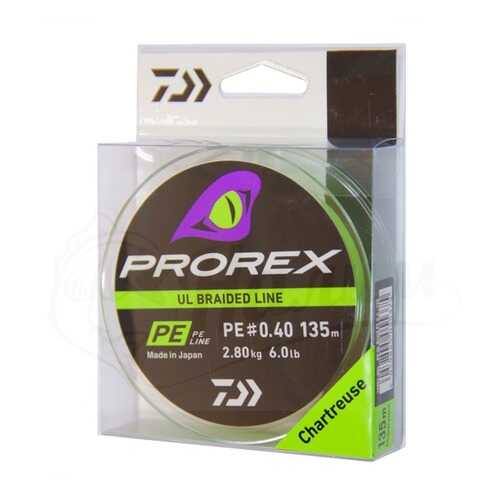 Леска плетеная Daiwa PX UL BRAID PE 0,1 мм, 135 м, 2,8 кг в Спортмастер