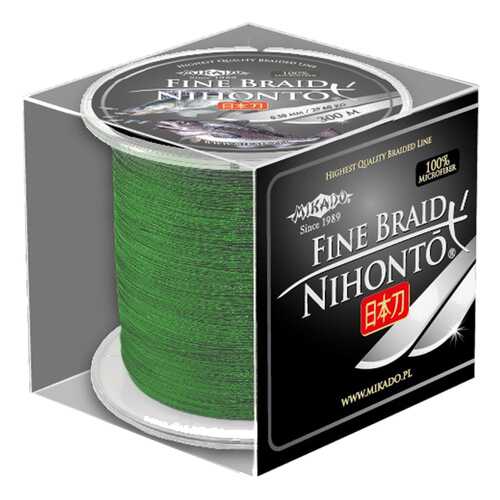 Леска плетеная Mikado Nihonto Fine 0,12 мм, 300 м, 8,8 кг в Спортмастер