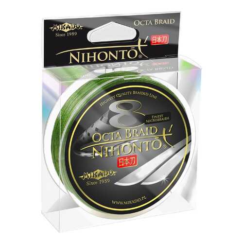 Леска плетеная Mikado Nihonto Octa 0,14 мм, 150 м, 10,15 кг в Спортмастер