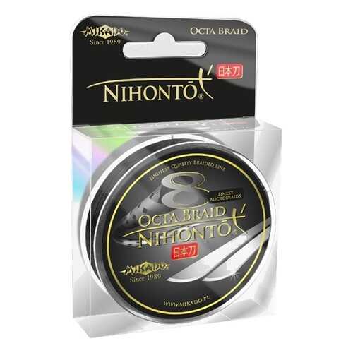 Леска плетеная Mikado Nihonto Octa 0,23 мм, 150 м, 20,8 кг black в Спортмастер