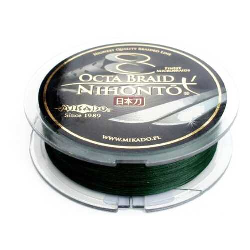 Леска плетеная Mikado Nihonto Octa 0,28 мм, 150 м, 27,4 кг green в Спортмастер