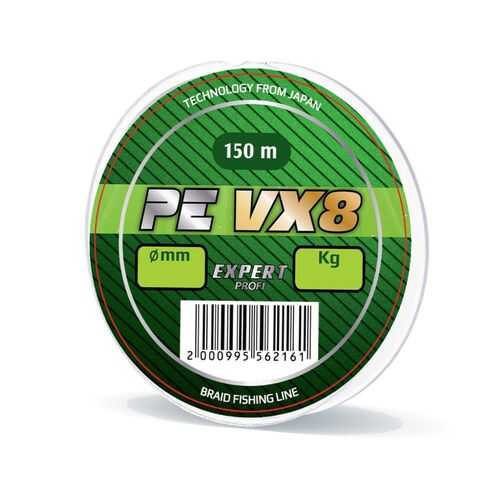 Леска плетеная PE VX8 150 м зеленый в Спортмастер