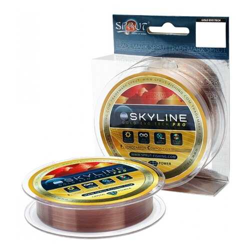 Леска SKYLINE Fluorocarbon Composition Evo Tech PRO Gold 100 м в Спортмастер