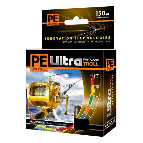 Плетеный шнур PE ULTRA TROLL Multicolor 150 m в Спортмастер