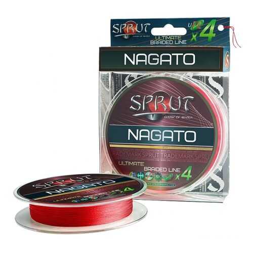 Шнур NAGATO Hard Ultimate Braided Line x4 95 м Hot Red в Спортмастер