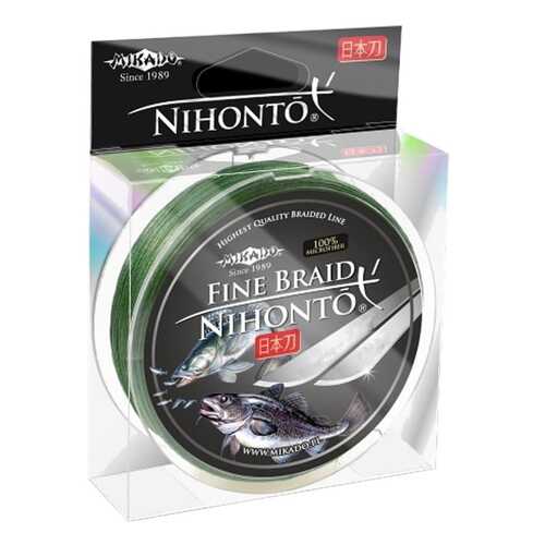 Шнур плетёный Mikado Nihonto Green 0,30 мм/150 м в Спортмастер