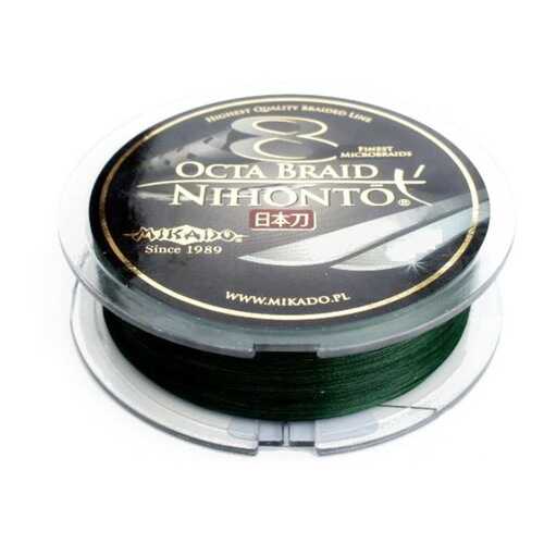 Шнур плетеный Mikado Nihonto Octa Braid Green 0,26 мм, 150 м, 22,6 кг в Спортмастер