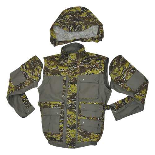 Костюм для охоты Huntsman Зверобой, хаки/цифра №62 кмф, 56-58 RU, 180-188 см в Спортмастер