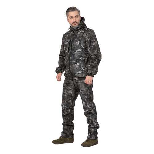 Осенний костюм для охоты и рыбалки KATRAN РИФ 0°C серый камуфляж, 48-50, 182-188 в Спортмастер