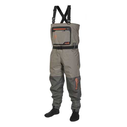 Вейдерсы Norfin Flow, серые, XXXL INT, 46 RU в Спортмастер