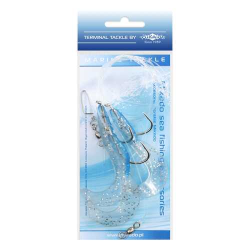 Поводоки для морской ловли Mikado Treble Pilk Twist Rig 6,5 см, крючки №4/0 в Спортмастер