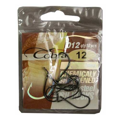 Рыболовные крючки Cobra 012 Cobra №12 №12, 10 шт. в Спортмастер