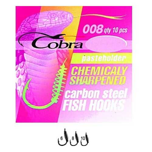 Рыболовные крючки Cobra Pasteholder NSB №8, 10 шт. в Спортмастер