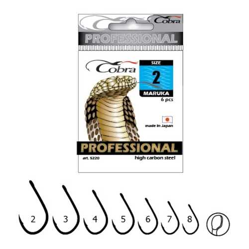 Рыболовные крючки Cobra Pro Maruka №4, 7 шт. в Спортмастер