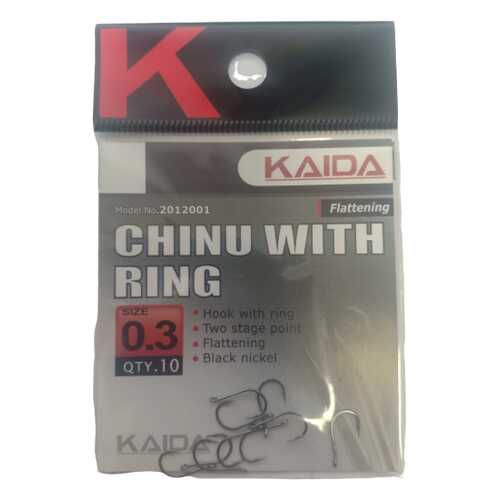 Рыболовные крючки Kaida Kaida Chinu №3, 10 шт. в Спортмастер