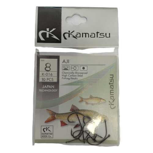 Рыболовные крючки Kamatsu AJI №8, 10 шт. в Спортмастер