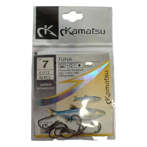 Рыболовные крючки Kamatsu Funa №7, 10 шт. в Спортмастер