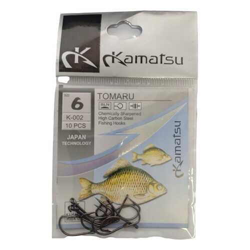 Рыболовные крючки Kamatsu Tomaru №6, 10 шт. в Спортмастер