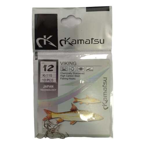 Рыболовные крючки Kamatsu Viking №12, 10 шт. в Спортмастер