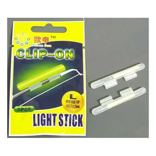 Светлячки Ocean Sun-L с клипсами(2.7-3.2mm) в уп.2шт d5.0 x 49mm (желтый цвет) 30м в Спортмастер