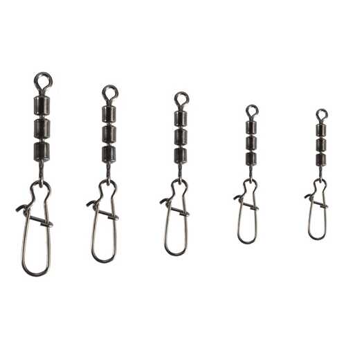 Тройной роликовый вертлюг Mikado с застежкой Fastlock BN №12 12 шт. в Спортмастер