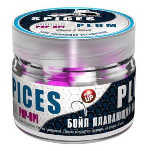 Бойлы насадочные плавающие двухцветные Sonik Baits SPICES-Plum Fluo Pop-ups 14 мм 90 мл в Спортмастер