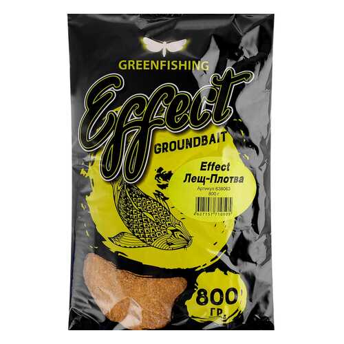 Прикормка летняя Green Fishing Effect Лещ-Плотва 800 г в Спортмастер