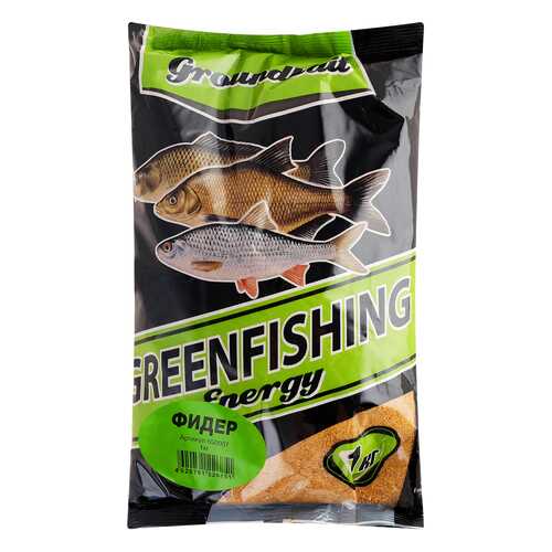 Прикормка летняя Green Fishing Energy Фидер 1 кг в Спортмастер