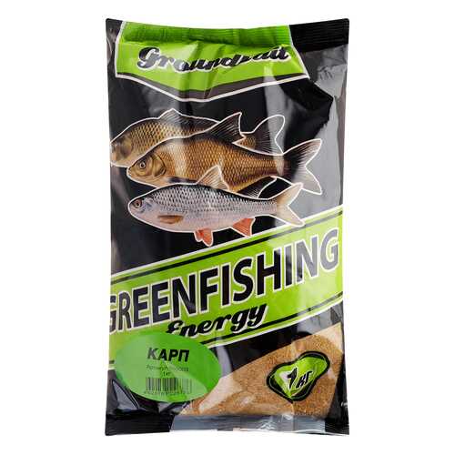Прикормка летняя Green Fishing Energy Карп 1 кг в Спортмастер