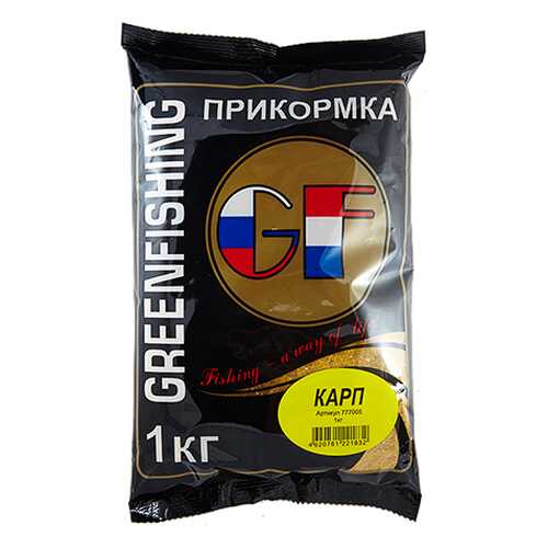 Прикормка летняя Green Fishing Карп 1 кг в Спортмастер