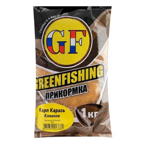 Прикормка летняя Green Fishing Карп/Карась Конопля 1 кг в Спортмастер