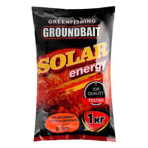 Прикормка летняя Green Fishing Solar Energy Карась Original 1 кг в Спортмастер