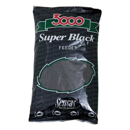 Прикормка Sensas 3000 Super Black Feeder, 1 кг в Спортмастер