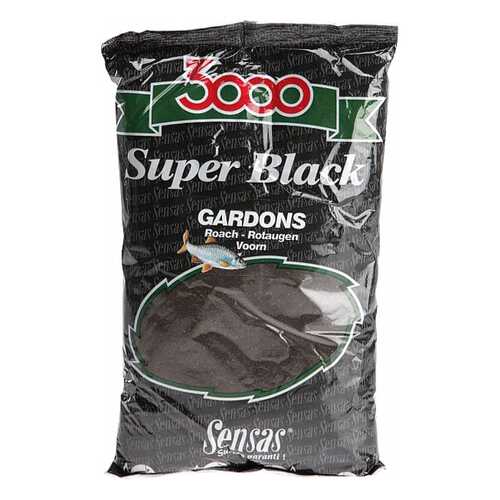 Прикормка Sensas 3000 Super Black Gardons, 1 кг в Спортмастер