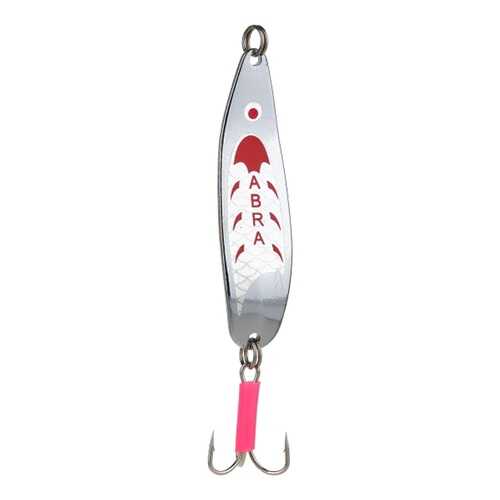 Блесна колеблющаяся Mikado Abra №2 17 г, 7,6 см, серебро красный в Спортмастер