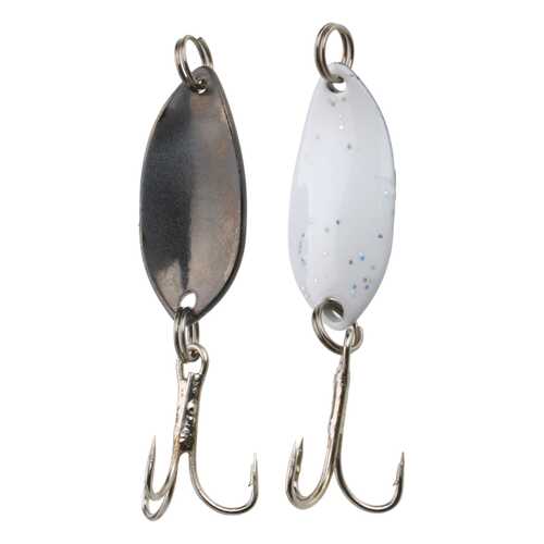 Блесна колеблющаяся Mikado Trout Campione Mini 1,4 г, 2,2 см, белая/черная в Спортмастер