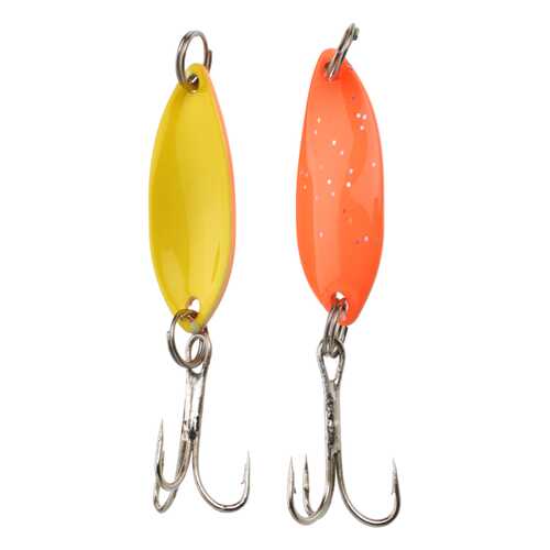Блесна колеблющаяся Mikado Trout Campione Mini 1,4 г, 2,2 см, оранжевая/желтая в Спортмастер