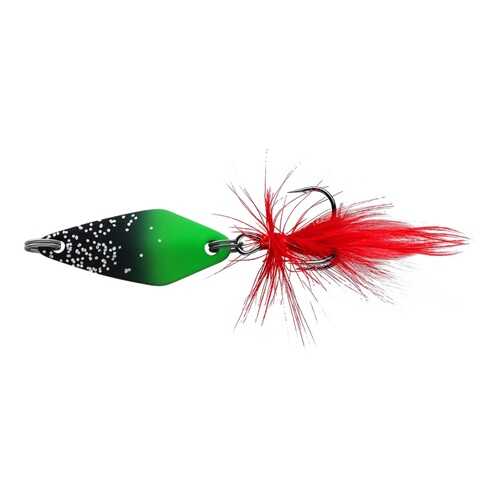 Блесна Sprut Mihiko Spoon 30, 4 г, BKGR + дополнительный одинарный крючок в Спортмастер